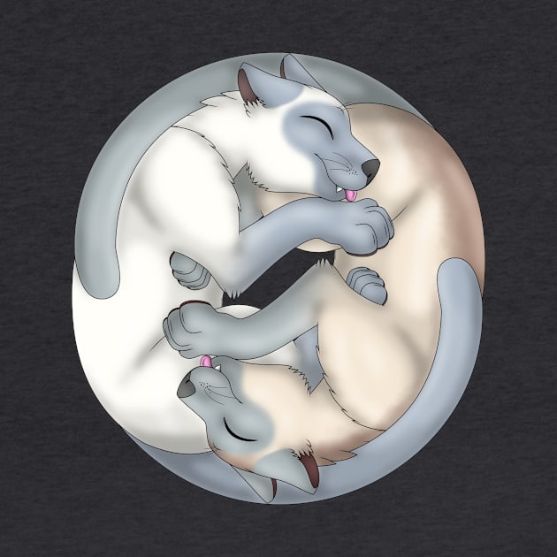 Yin-Yang Cats: Blue Point by spyroid101